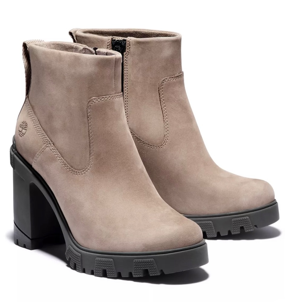 🆕 TIMBERLAND WOMEN'S LANA POINT CHUNKY-HEEL BOOTS - Picture 4 of 6